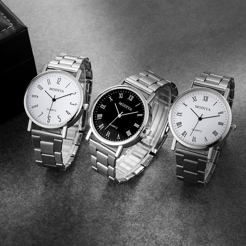 Wholesale Fashion Simple Design Stainless Steel Business Quartz Watches Men Luxury Reloj Hombre Alloy Wrist Watches For Man