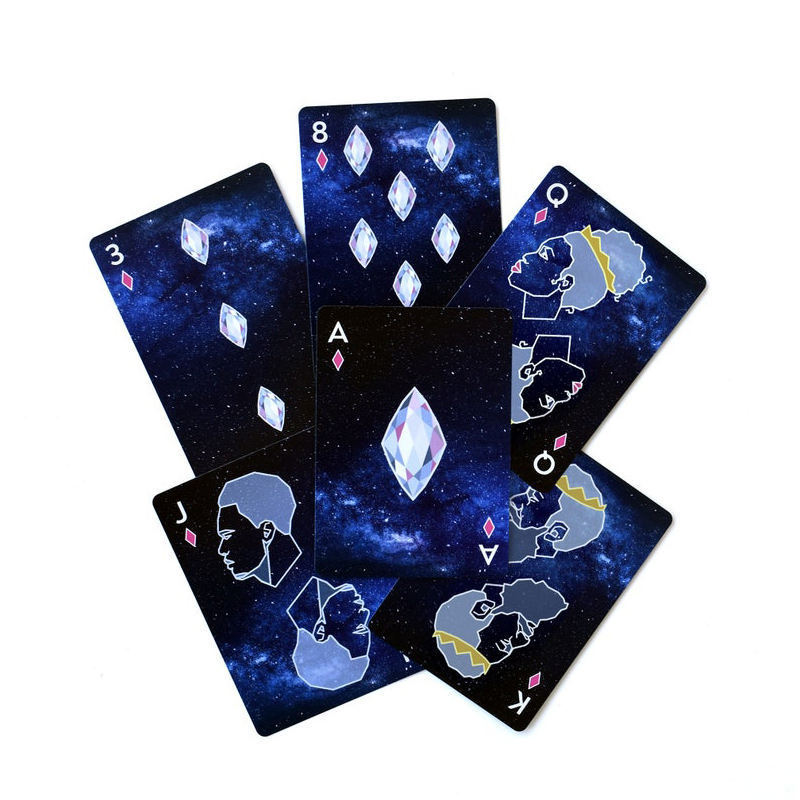 Glowing Card Custom Playing Cards Poker Game Deck Gold Foil Poker Set Magic Waterproof playing Cards Manufacturer