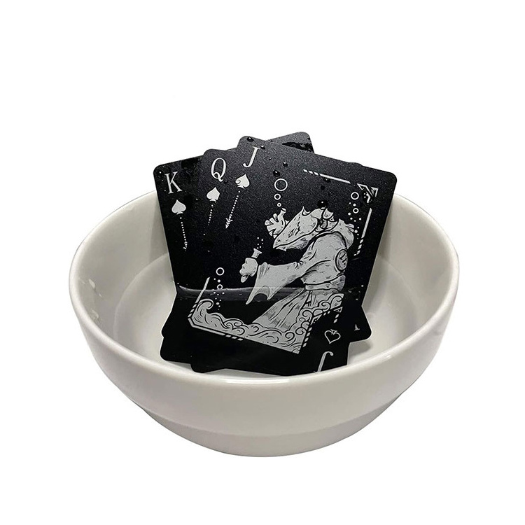 Premium Poker Marked Golden Silver Pvc Metal box Sublimation Blank Paper Game Playing Cards Pokerkarte spielen Jouer au poker 54