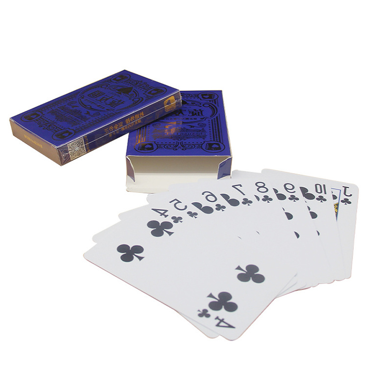 Custom Back And Front Poker Cards In Bulk Four Colors Chinese Playing Cards