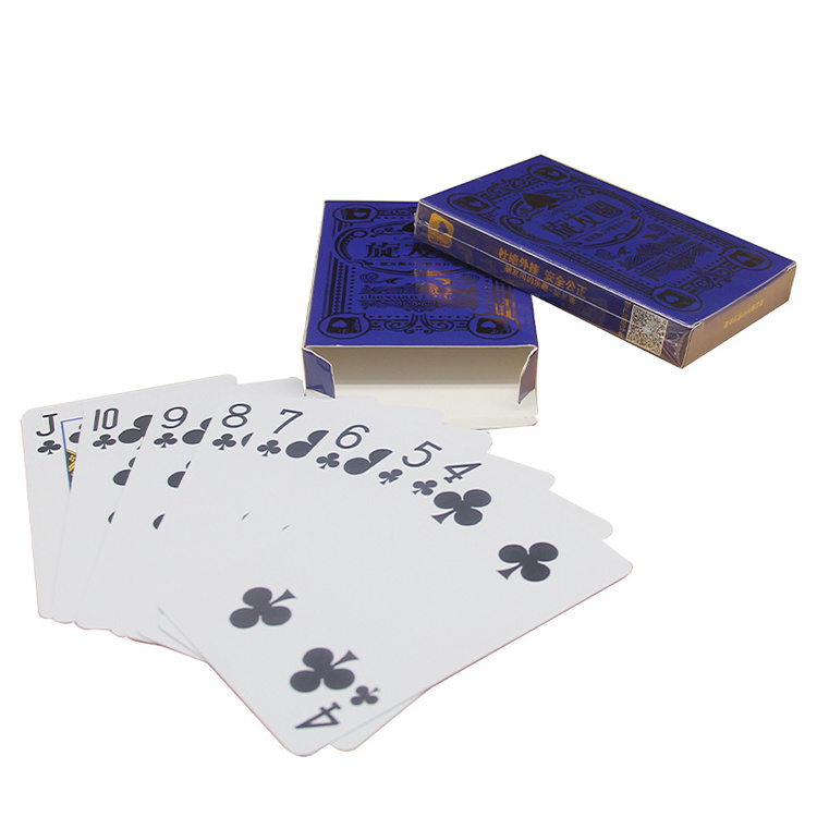 Custom Back And Front Poker Cards In Bulk Four Colors Chinese Playing Cards