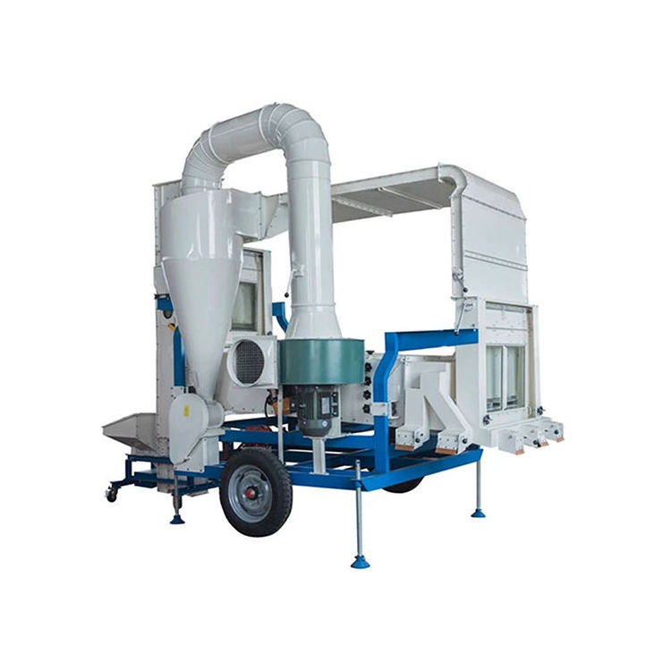 Commercial Sesame Soybean Flax Seed Corn Barley Sorghum Cleaning Machine Small Capacity Grain Cleaning Machine