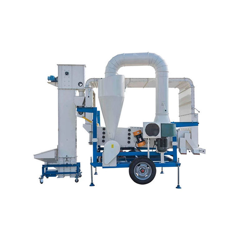 Commercial Sesame Soybean Flax Seed Corn Barley Sorghum Cleaning Machine Small Capacity Grain Cleaning Machine