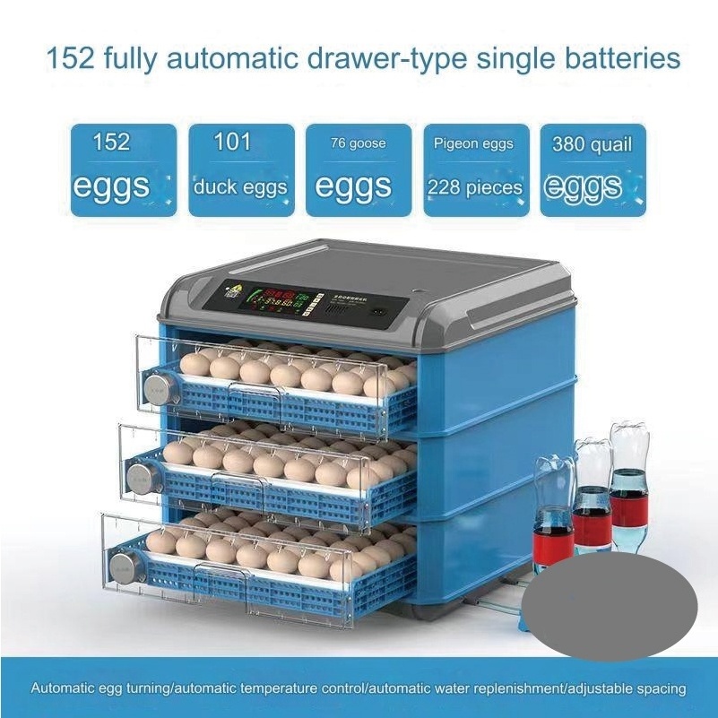 Hot Sale Shipping Dc Ac Dual Full Automatic 500 Chicken Eggs Bird Eggs Incubator For Sale