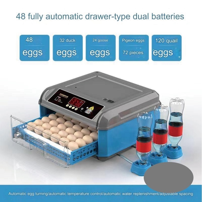 Hot Sale Shipping Dc Ac Dual Full Automatic 500 Chicken Eggs Bird Eggs Incubator For Sale