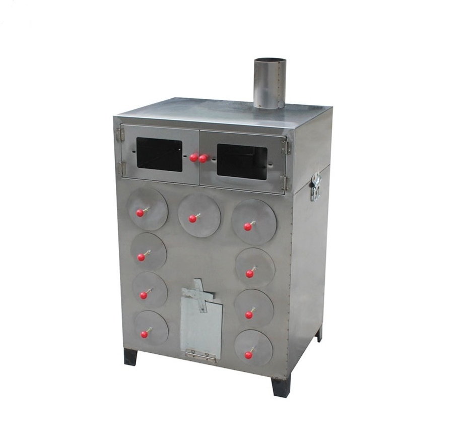 Stainless Steel Corn Oven Baked Sweet Potato Machine Corn Cob Wood Charcoal 13 Hole  Tortilla Oven A Corn Oven