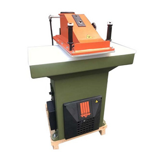 hydraulic leather swing arm atom rotating clicker press 20 ton