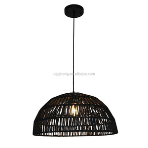 new designfashion paper rope wicker ceiling hanging pendant lamp light