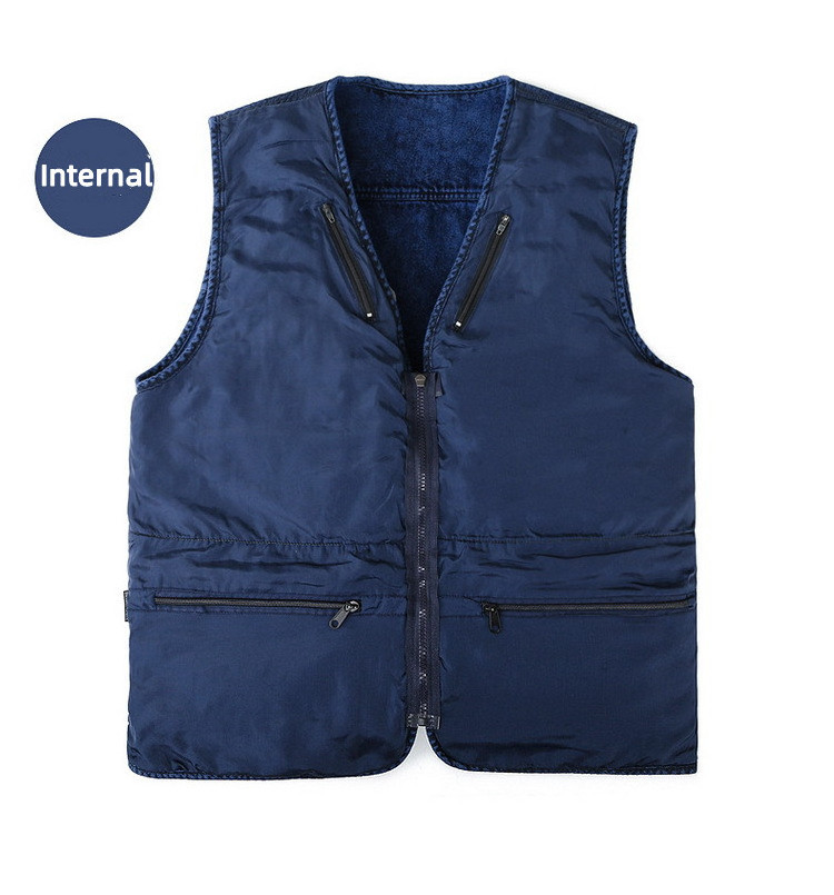 High Quality Men's Custom LOGO Vest For Men Jacket Sleeveless Arm Without Hooded