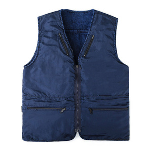 High Quality Men's Custom LOGO Vest For Men Jacket Sleeveless Arm Without Hooded