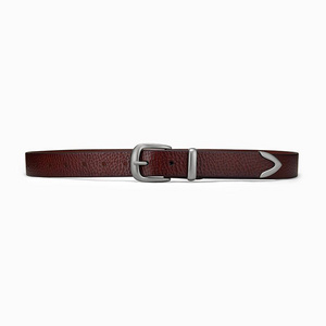 New design cowhide Stainless steel belt for man custom buckle leather belts