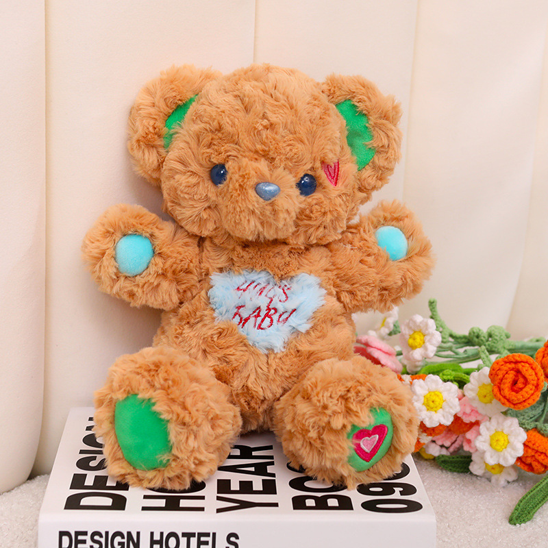 Animal toy teddy bear Tassel Design dog pet toy fibre cat Hand animal toy