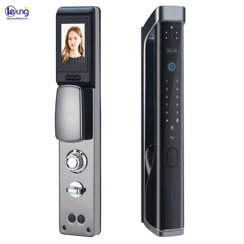 WIFI APP Control Peephole Fingerprint Password Smart Home Mobile Phone Locks Card Key Digital Camera Door Lock