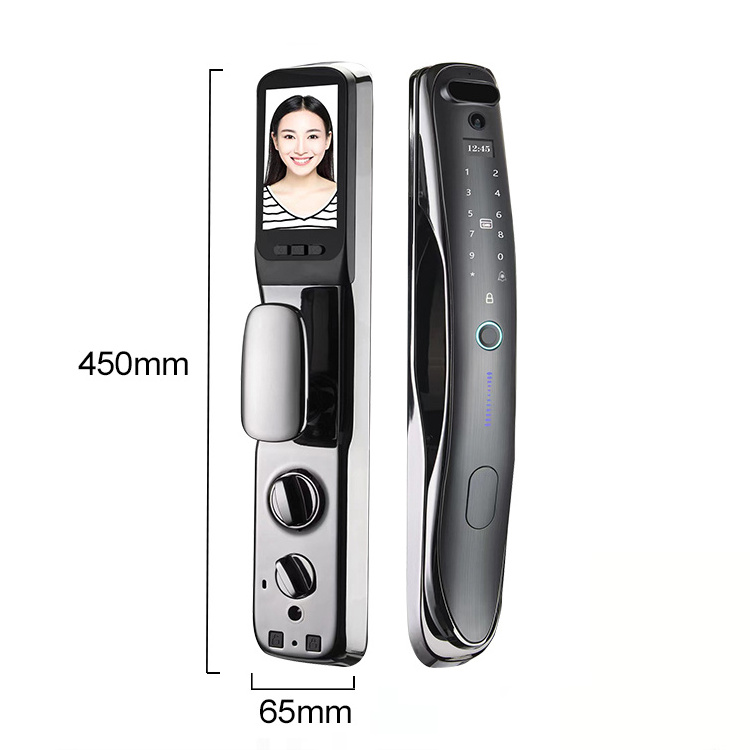 QLEUNG S931max 3D Face Recognition Wifi door lock Biometric Fingerprint door lock Smart home Camera smart locks