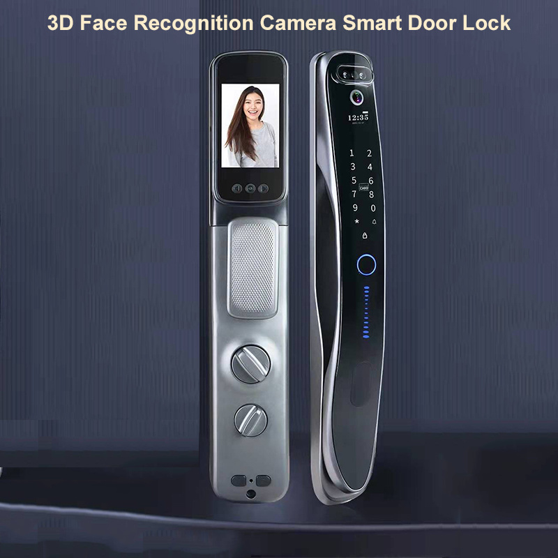 QLEUNG S931max 3D Face Recognition Wifi door lock Biometric Fingerprint door lock Smart home Camera smart locks