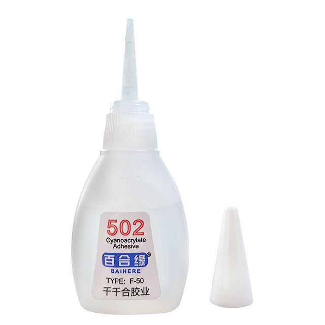 Best Quality 502 cyanoacrylate adhesive super glue Cheap Price 502 Super Glue Ethyl Cyanoacrylate Adhesive