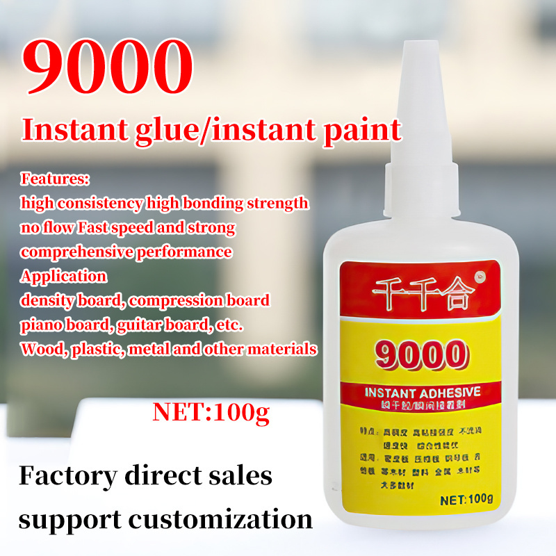 9000 Quick-Drying Glue Strong Glue For Wood Glass Plastic Metal Photo Frame High-Concentration Transparent Glue