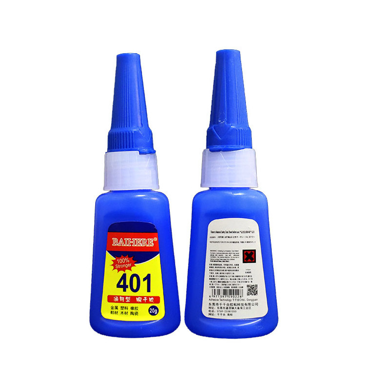 Custom Industrial wood Grade Metal Rubber Multi Liquid Plastic Wood Adhesive Glue  401 Super Glue Adhesives