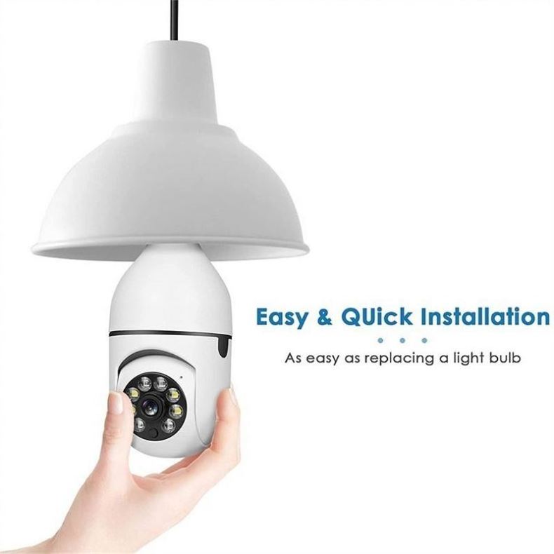 Factory Price Light Bulb Camera 360 Degree Panoramic Wireless Infrared Smart Bulb Wifi Camera BK Home Security