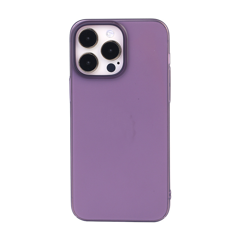 Gloss Hardshell Purple Phone Case For Women Slim Fit Non-yellowing PC Case