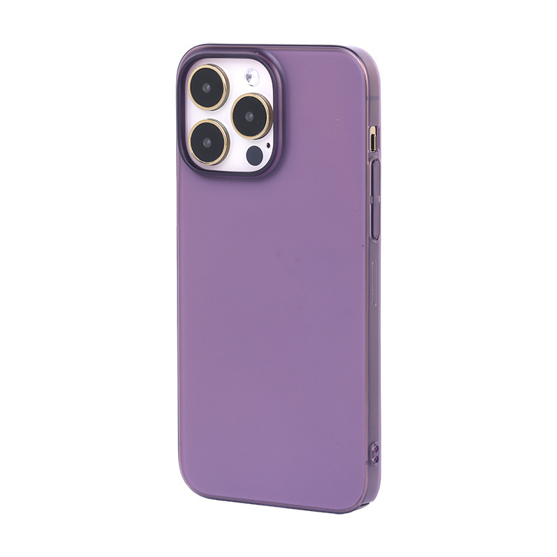 Gloss Hardshell Purple Phone Case For Women Slim Fit Non-yellowing PC Case