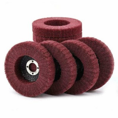 4-1/2"x7/8" Nylon Flap Disc Metal Polishing Buffing Finishing Wheel for 4.5 inch Angle Grinder