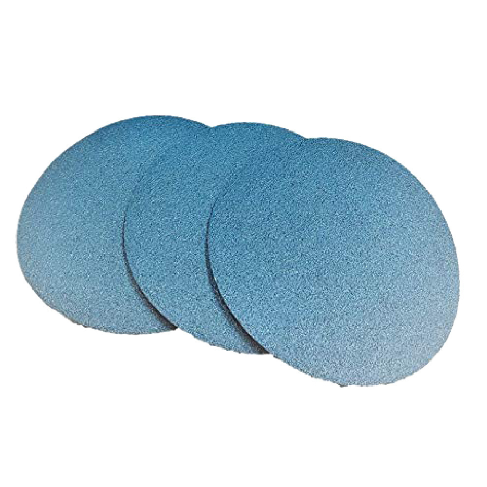 Deerfos SA331 40 Grit 6 inch Sanding Discs Blue Disc Film Sandpaper With Sticky back PSA