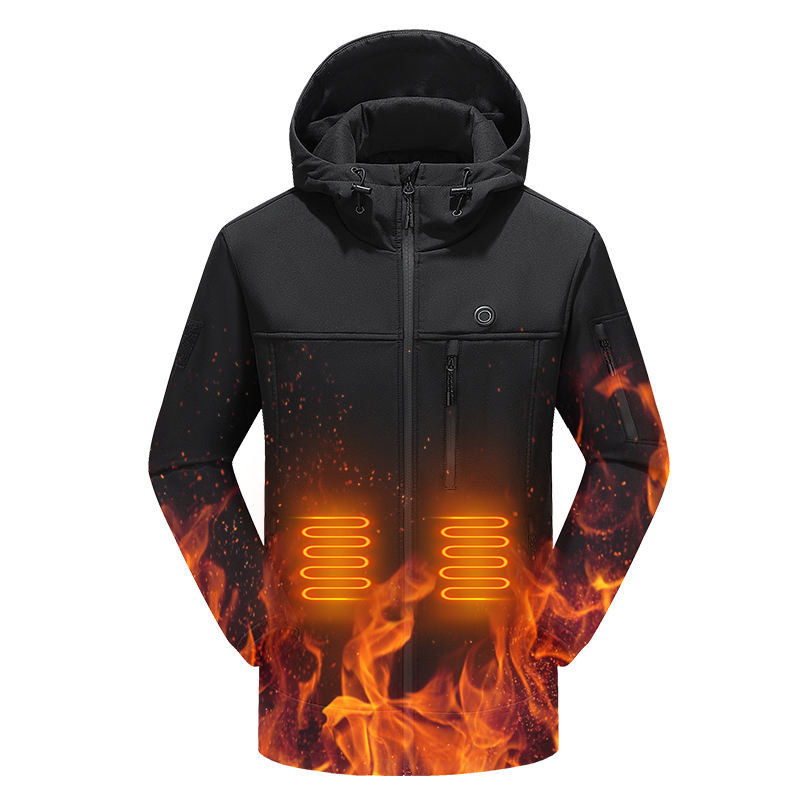 Outdoor Heating Jacket Waterproof Veste Chauffante Rechargeable Battery Usb Hunting Men Heating Jacket For Winter