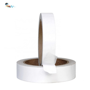 Recyclable High Viscosity Envelope Nonwoven Paper Base Double Sided Coated Hot Melt Oil Solvent Glue Tissue Self Adhesive Tape