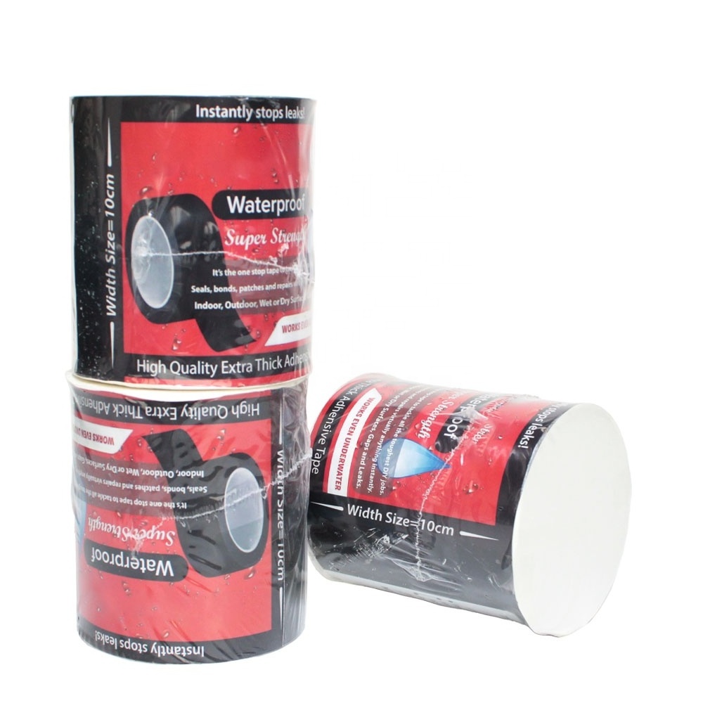 Waterproof Flexe Leakage Repairing Sealing Repair Leak Proof PVC Rubberized Self Adhesive Tape