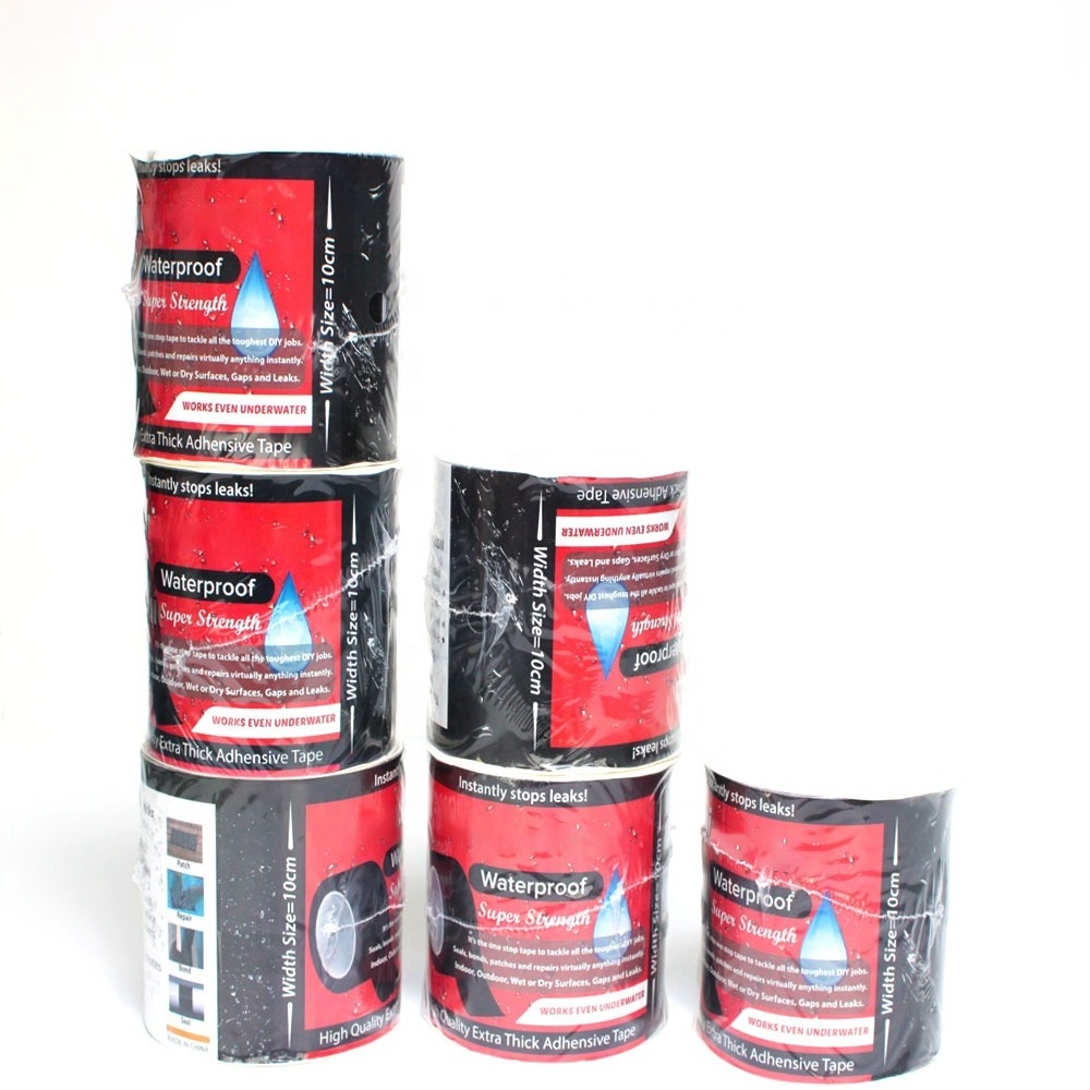 Waterproof Flexe Leakage Repairing Sealing Repair Leak Proof PVC Rubberized Self Adhesive Tape