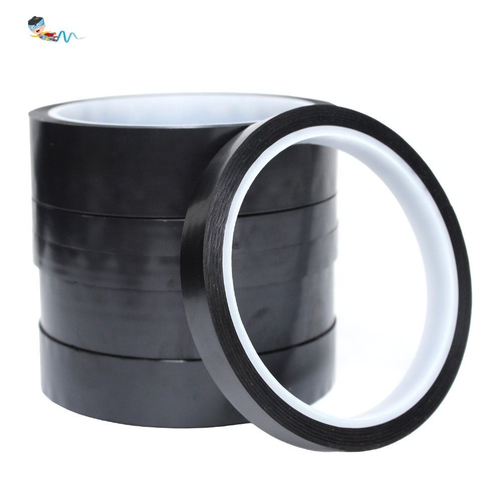 Black Color Polyimide Pi Film with Silicone Glue Kaptons Polyimide Self Adhesive Tape