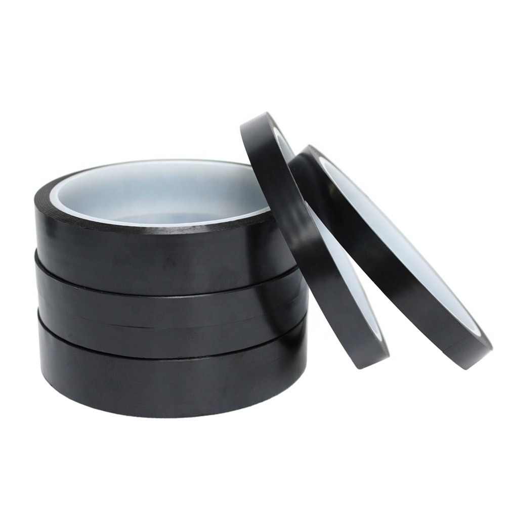 Black Color Polyimide Pi Film with Silicone Glue Kaptons Polyimide Self Adhesive Tape