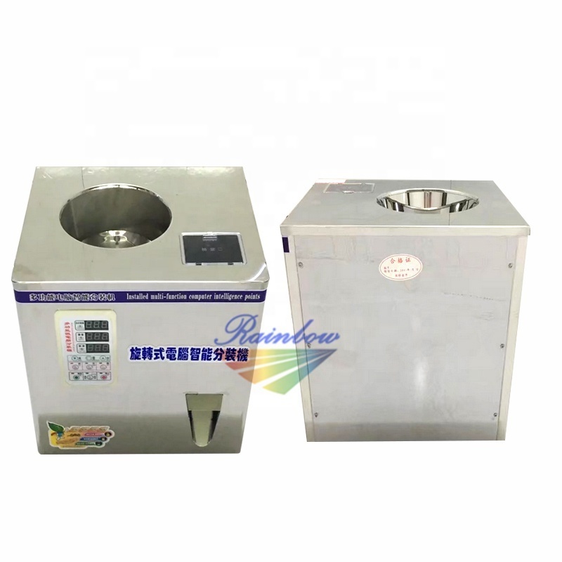 High accuracy digital control small scale spice bottle filling machine