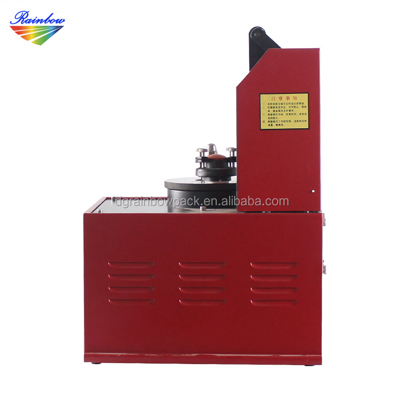 Factory price semi automatic bottle cap printing machine