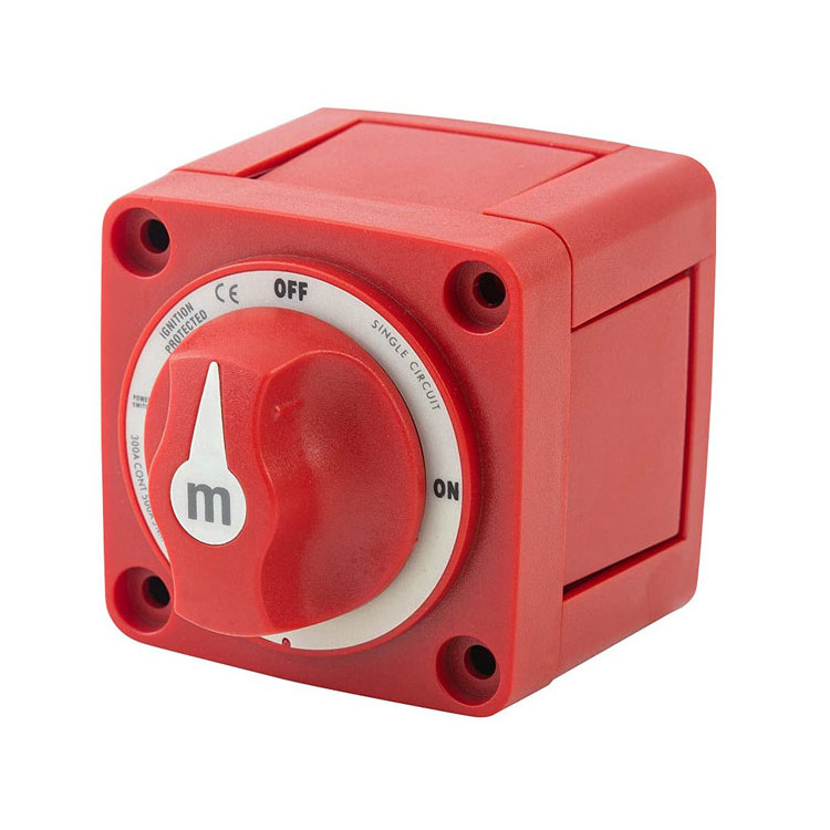 6006 300A Marine Power Switch Red ON-OFF Battery Switch