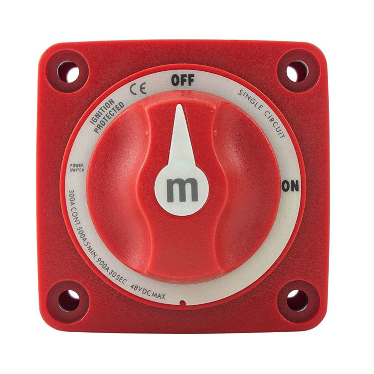 6006 300A Marine Power Switch Red ON-OFF Battery Switch