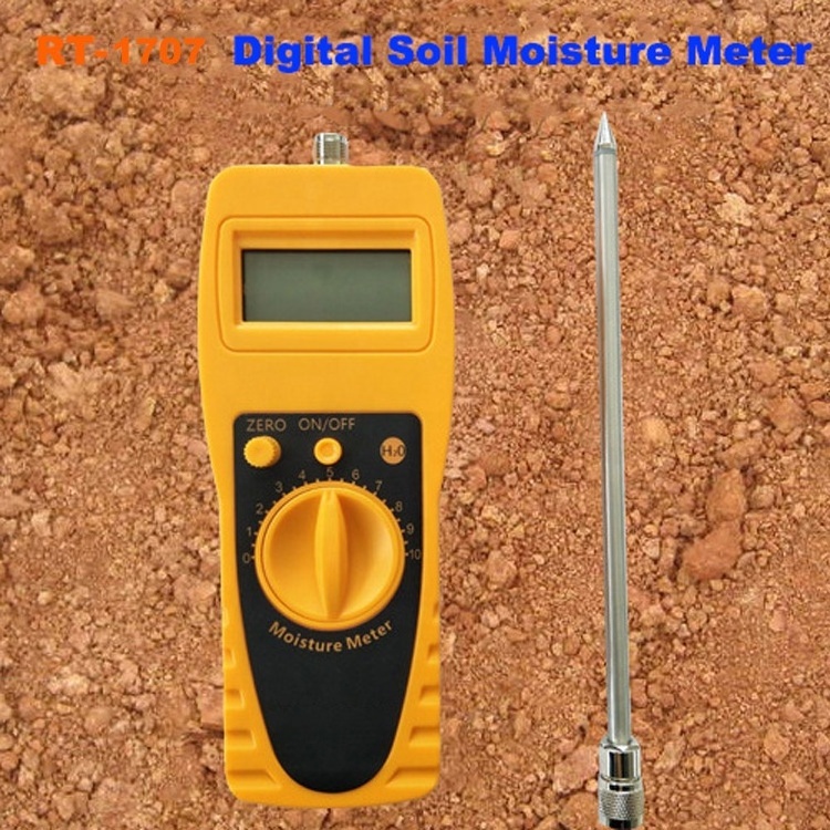 Digital Sawdust Moisture Meter Portable Paddy Moisture Meter Soil Moisture Sensor Meter