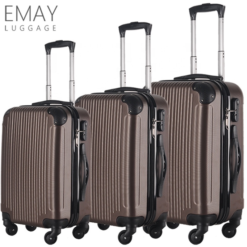 2020 Hot ABS Fashion Design Travel Trolley Luggage Suitcase 4 wheels luggage set