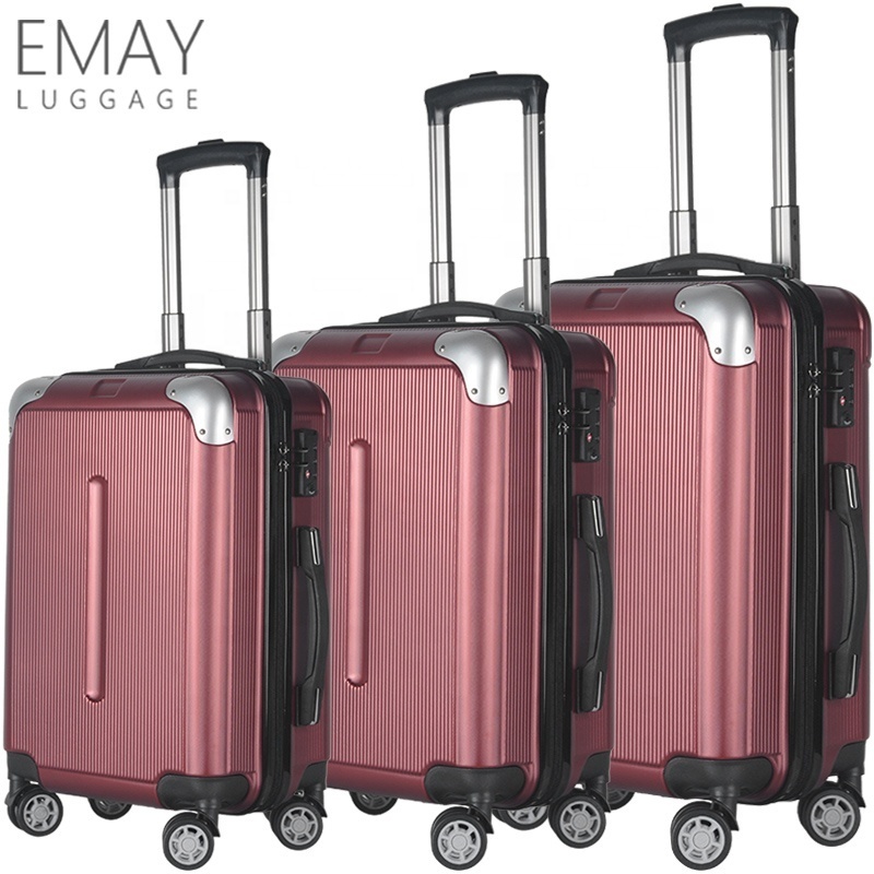 Hot Sale Fashion Design Travel ABS Trolley Luggage Spinner Luggage Set Suitcase