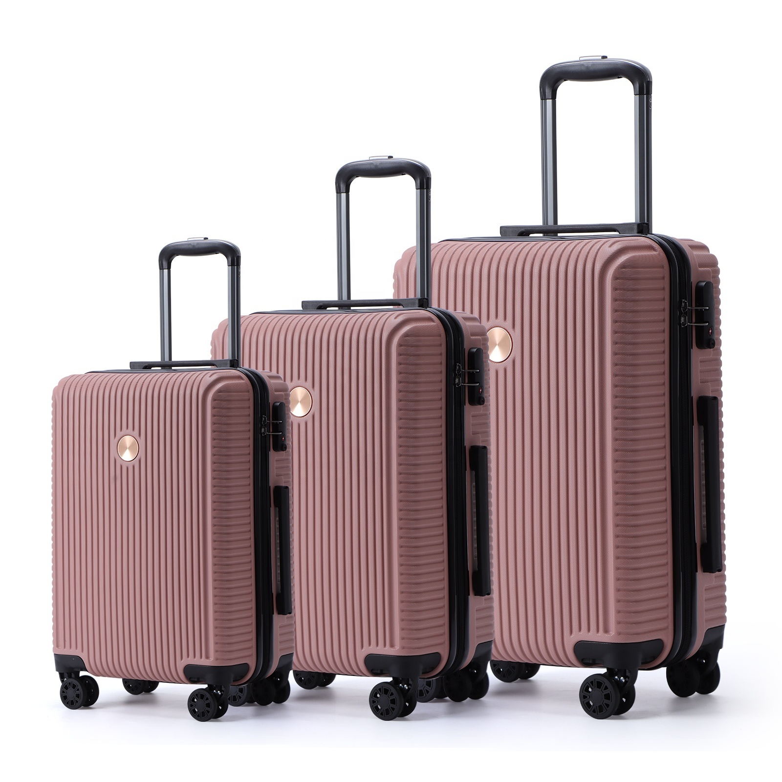 Factory price travel style luggage bag set carry on suitcase