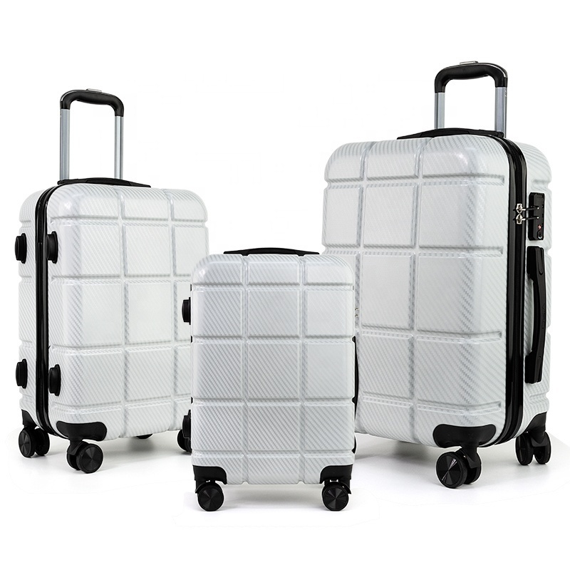 Luxury ABS PC Men Woman 3~5 PCS Travelling Trolley Suitcase Luggage Bag Case Set on Wheels