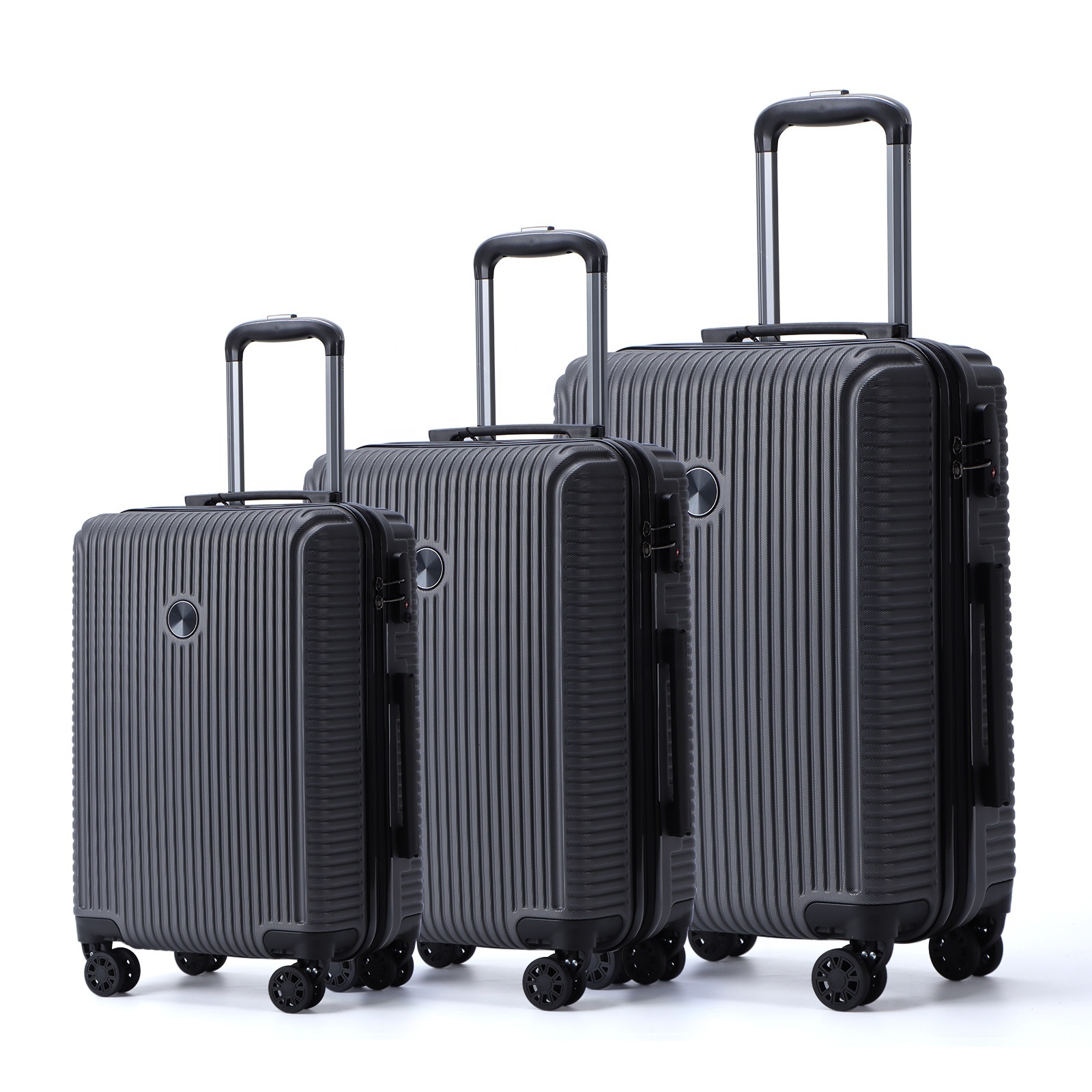 Factory price travel style luggage bag set carry on suitcase