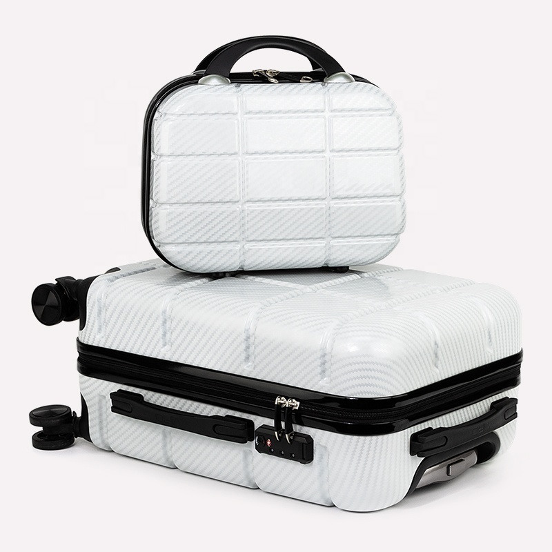 Luxury ABS PC Men Woman 3~5 PCS Travelling Trolley Suitcase Luggage Bag Case Set on Wheels