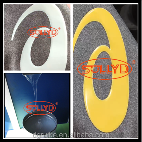 SOLLYD manufacture Two-component Sunlight Reactive Thermochromic Silicone Ink temperature change screen printing textile ink