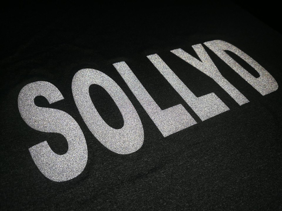 SOLLYD Manufacture textile screen printing ink reflective waterbased rubber paste on garment clothing work clothes print