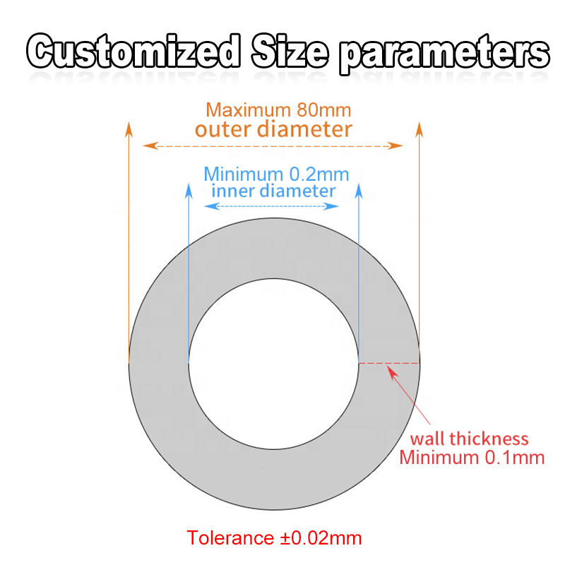 3m Silicone Tube 2mm ID x 4mm OD Flexible Silicone Tubing Water Air Hose Pipe Transparent for Peristaltic Pump Transfer