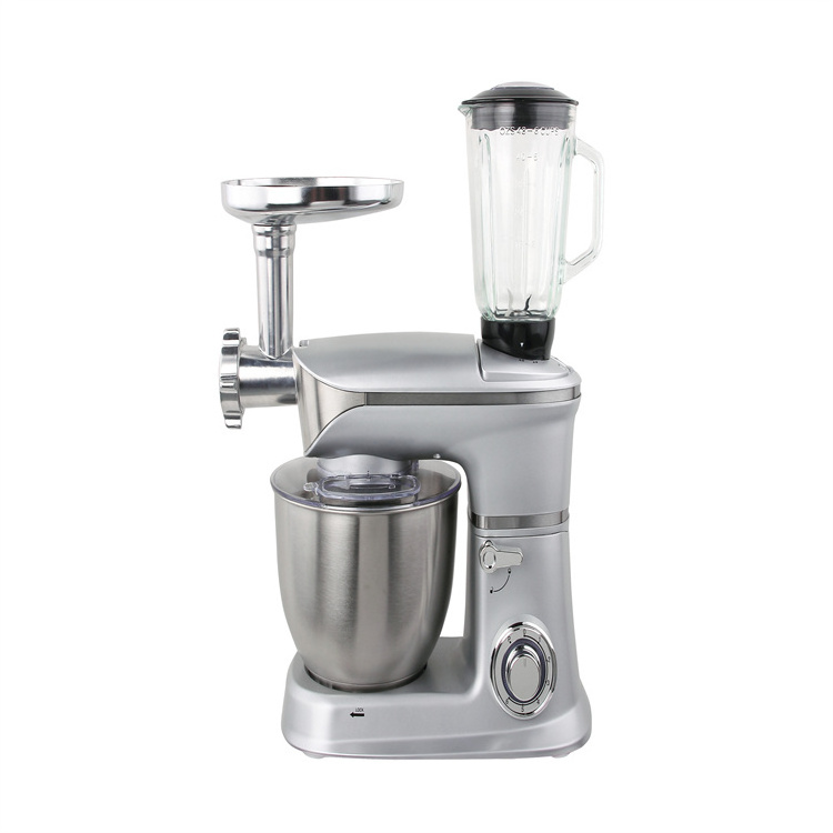 multifunctional hot selling food processor kitchen machine dough stand mixer 8 variable speed 6L bowl pulse function