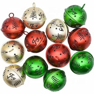 Wholesale Oversized Metal Jingle Bell Factory Bell Bottoms Decorations iron Sleigh Christmas Bell