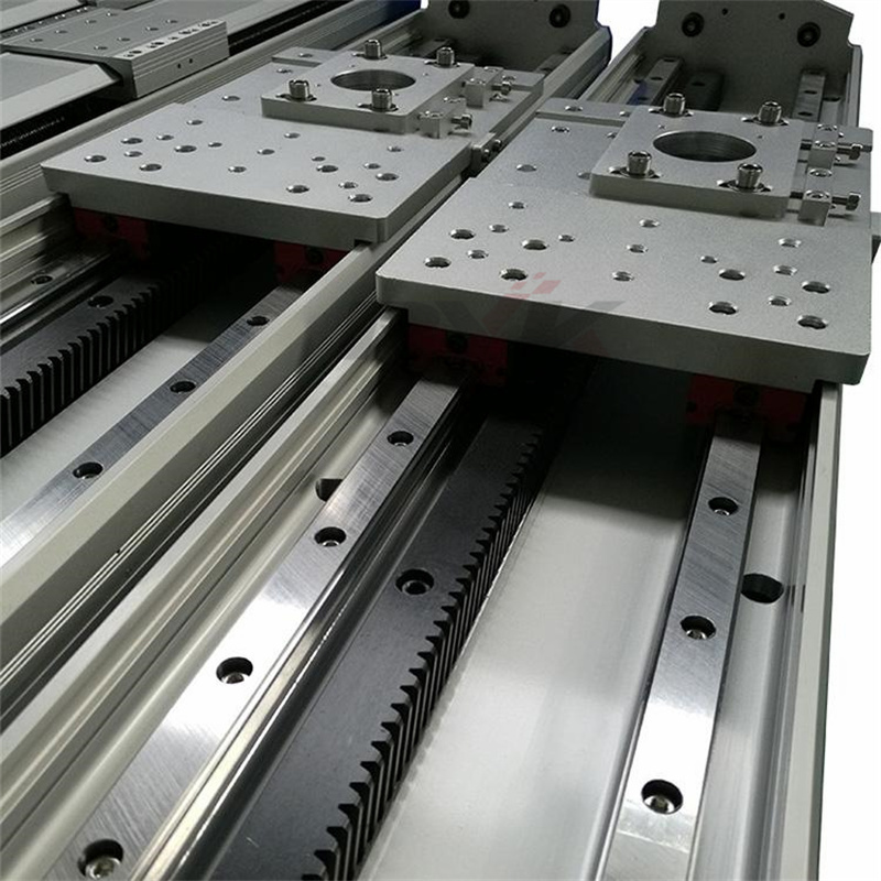 CNC Precision Moving Linear Guide Rack And Pinion Heavy Sliding Module Slide Wide Double-Rail Worktable Gear Rack Module